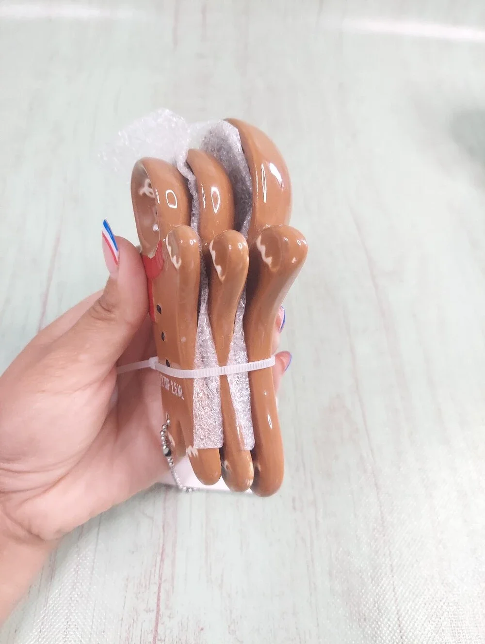 Target Bullseye Playground Ceramic Gingerbread Man Measuring Spoons